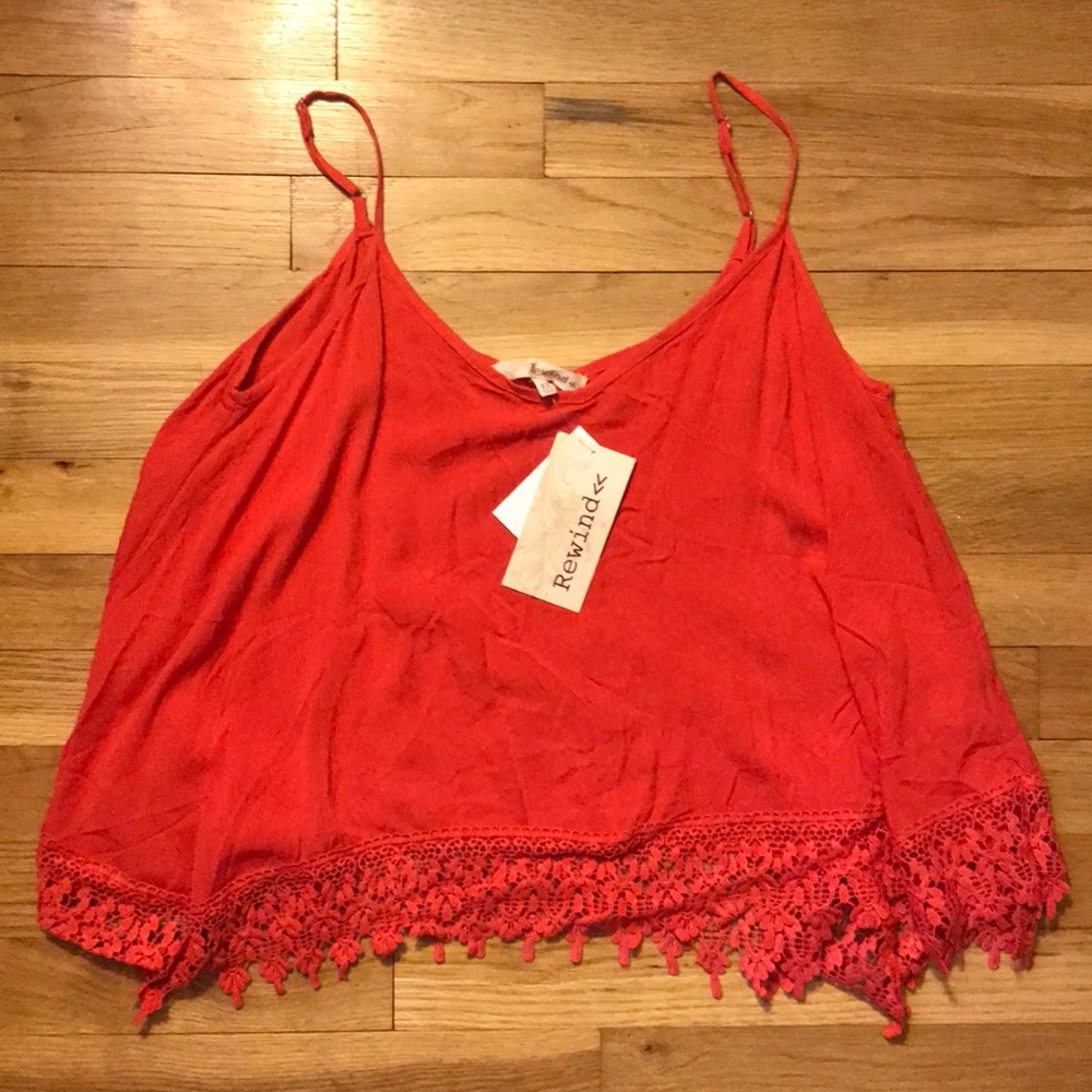 Red Rewind Tank